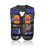 Yosoo Kids Tactical Vest for Eva Nerf Gun N-Strike Elite Series, Camouflage